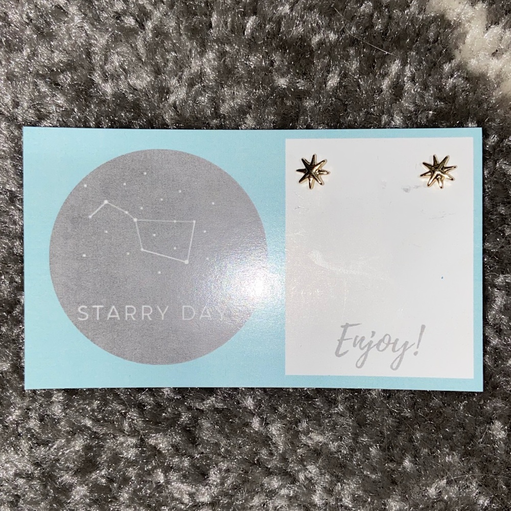 Gold Star Earrings